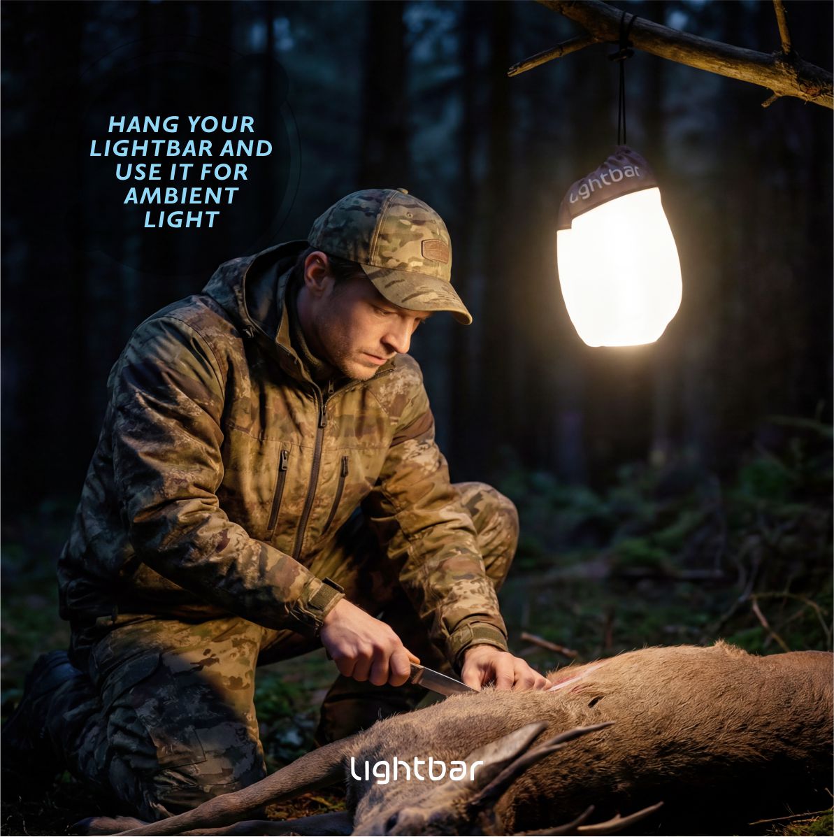 Lightbar Lantern Bag — Diffused Headlamp Lantern Stuff Sack