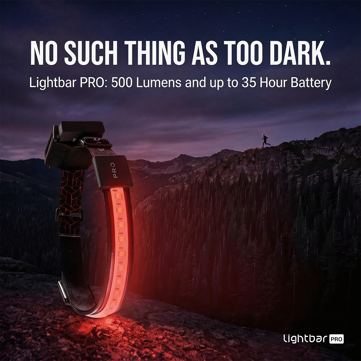 Lightbar Pro headlamp used for a construction site walk and punch-list inspection