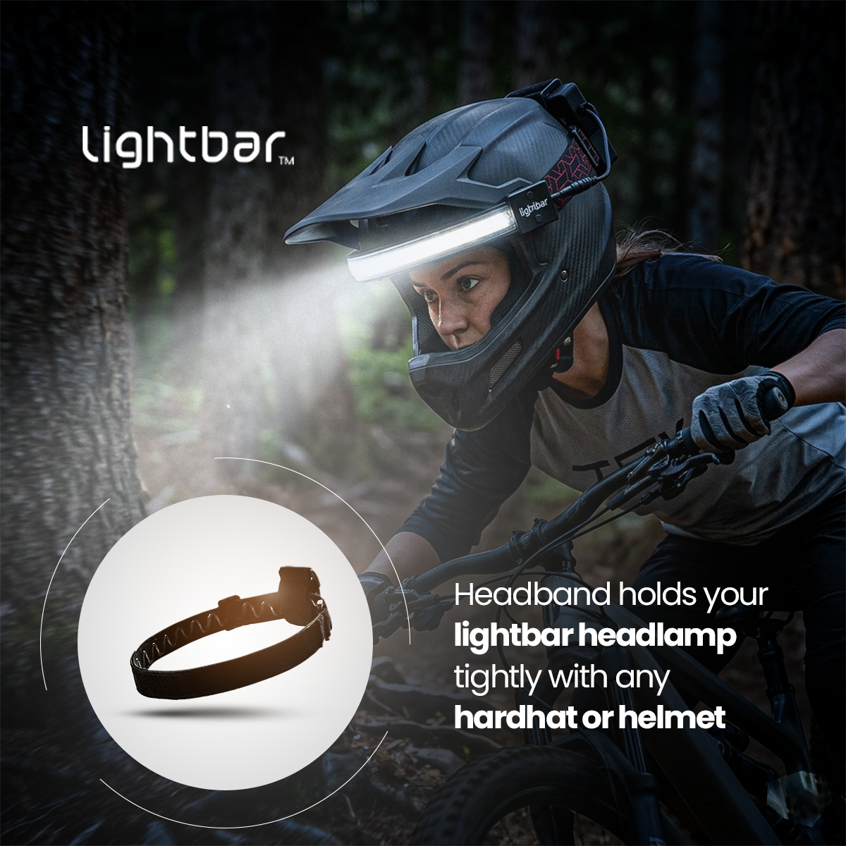 bike helmet with headlamp Lightbar 8001