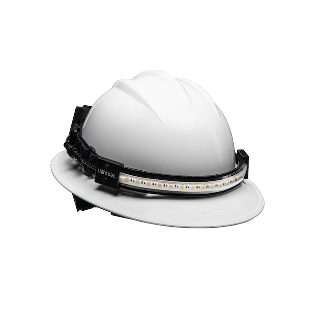 Lightbar Hardhat headband for hard hat mount - top view