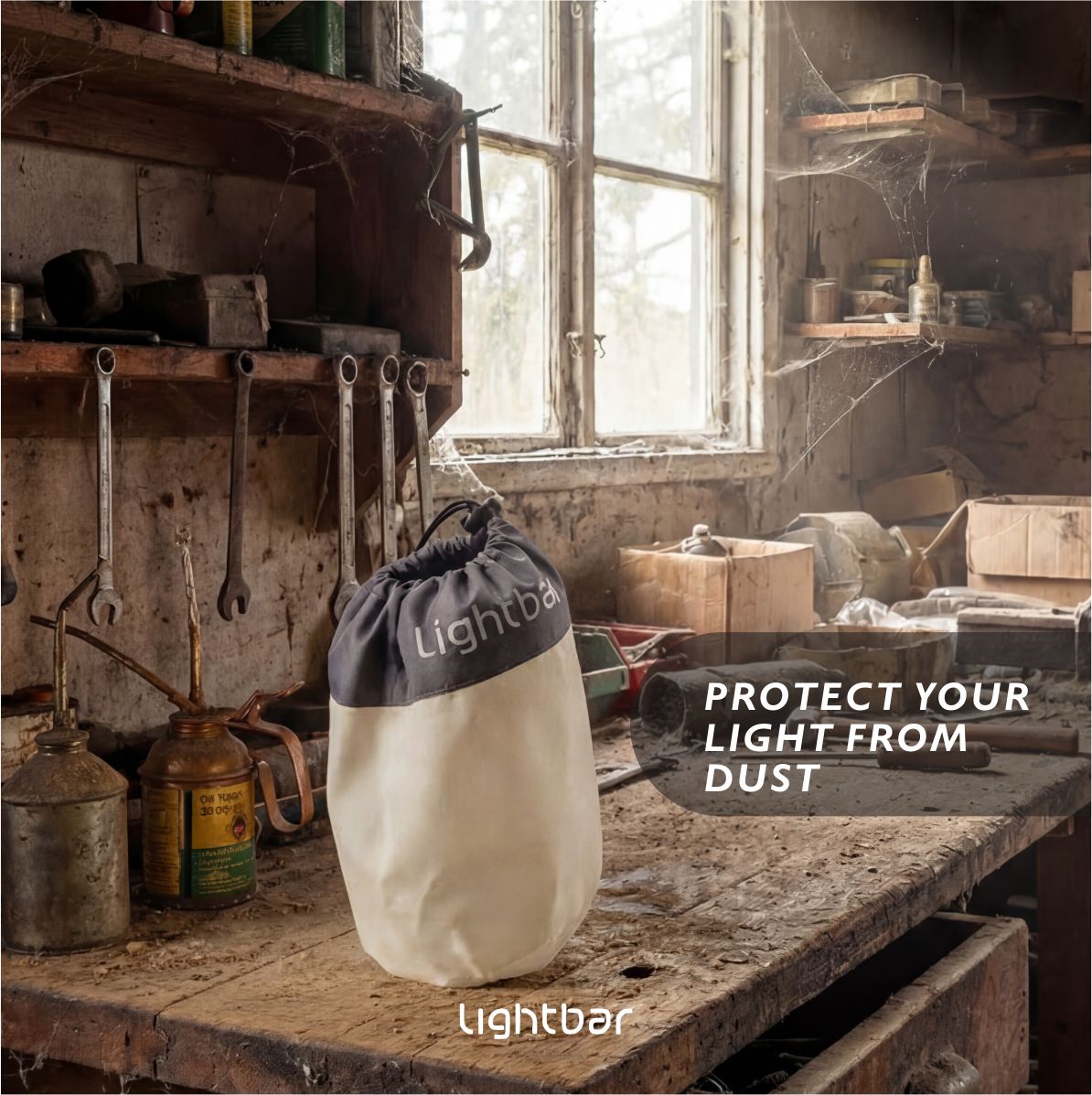 Lightbar Lantern Bag — Diffused Headlamp Lantern Stuff Sack