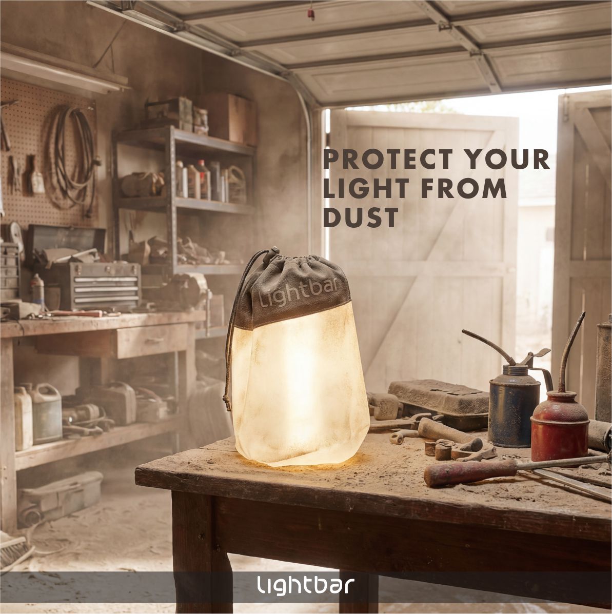 Lightbar Lantern Bag — Diffused Headlamp Lantern Stuff Sack